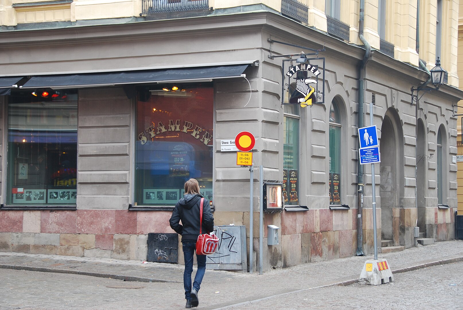 Besöksdestinationen Stora Nygatan i Gamla Stan i Stockholm innerstan